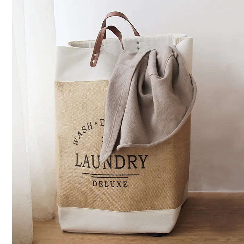 Chic Laundry Hamper With Handles