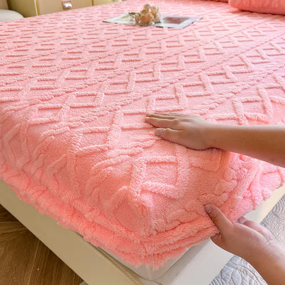 Ultra-Soft Textured Fitted Bed Sheet