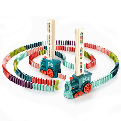 Domino Express Train Adventure Set - The Automatic Domino Laying Train