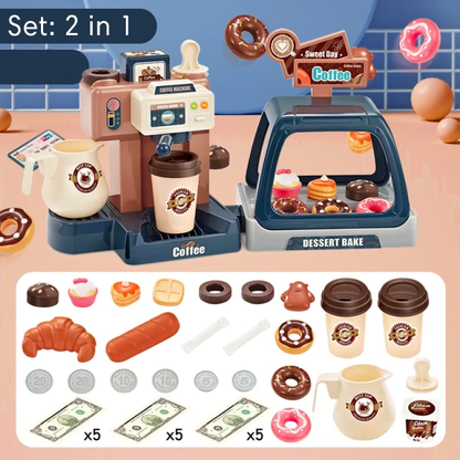 Children's Coffee & Bakery Station Toy Set