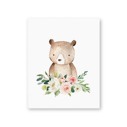 Nursery Wall Art - Floral Friends