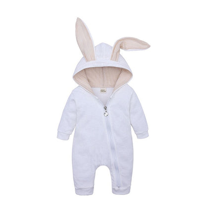 Hooded Rabbit Baby Onesie