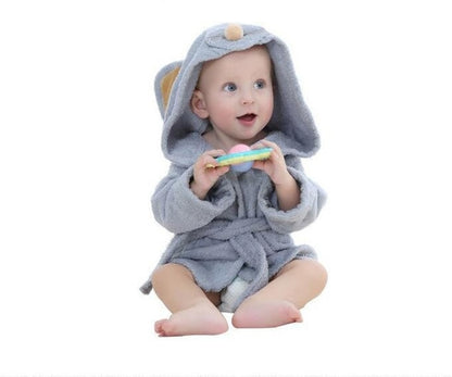 Hooded Animal Bath Towel Robes