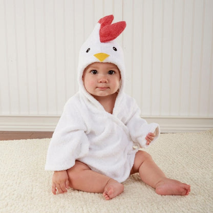 Hooded Animal Bath Towel Robes