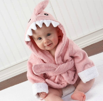 Hooded Animal Bath Towel Robes