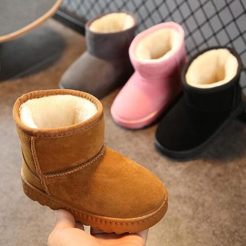 Children's Faux Fur Lined Warm Winter Boots