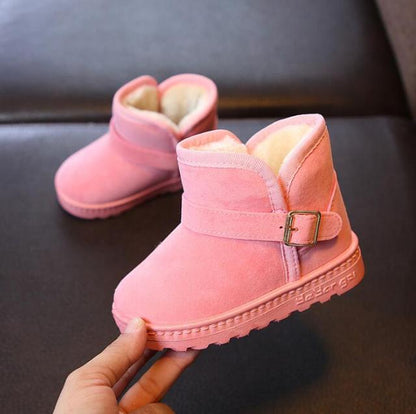 Children's Faux Fur Lined Warm Winter Boots