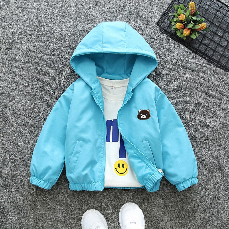 Boys Hooded Raincoat