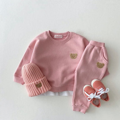 Teddy Bear Casual Two Piece Outfit