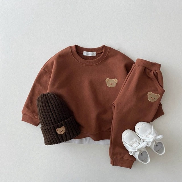 Teddy Bear Casual Two Piece Outfit